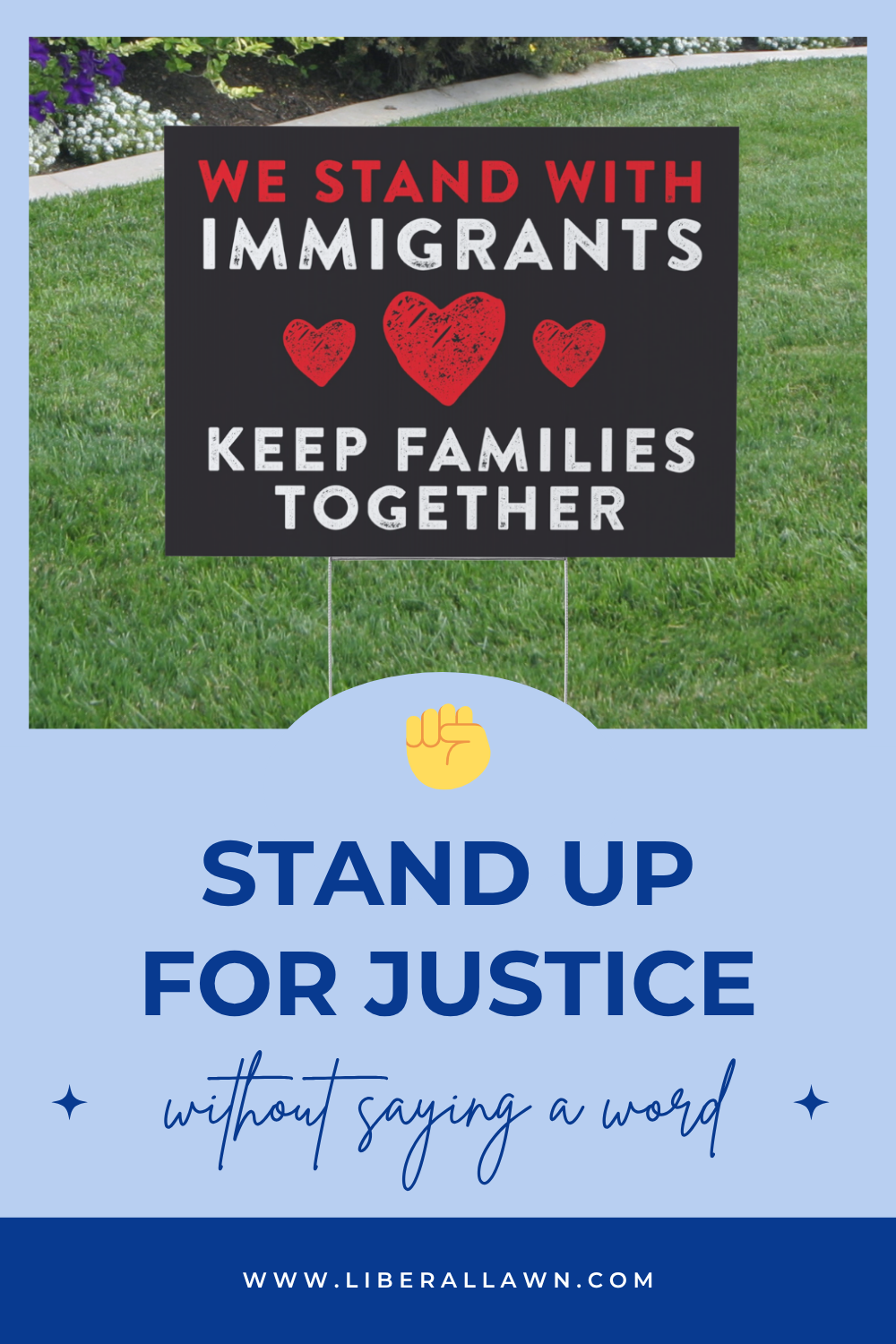 Stand Up for Justice Without Saying a Word