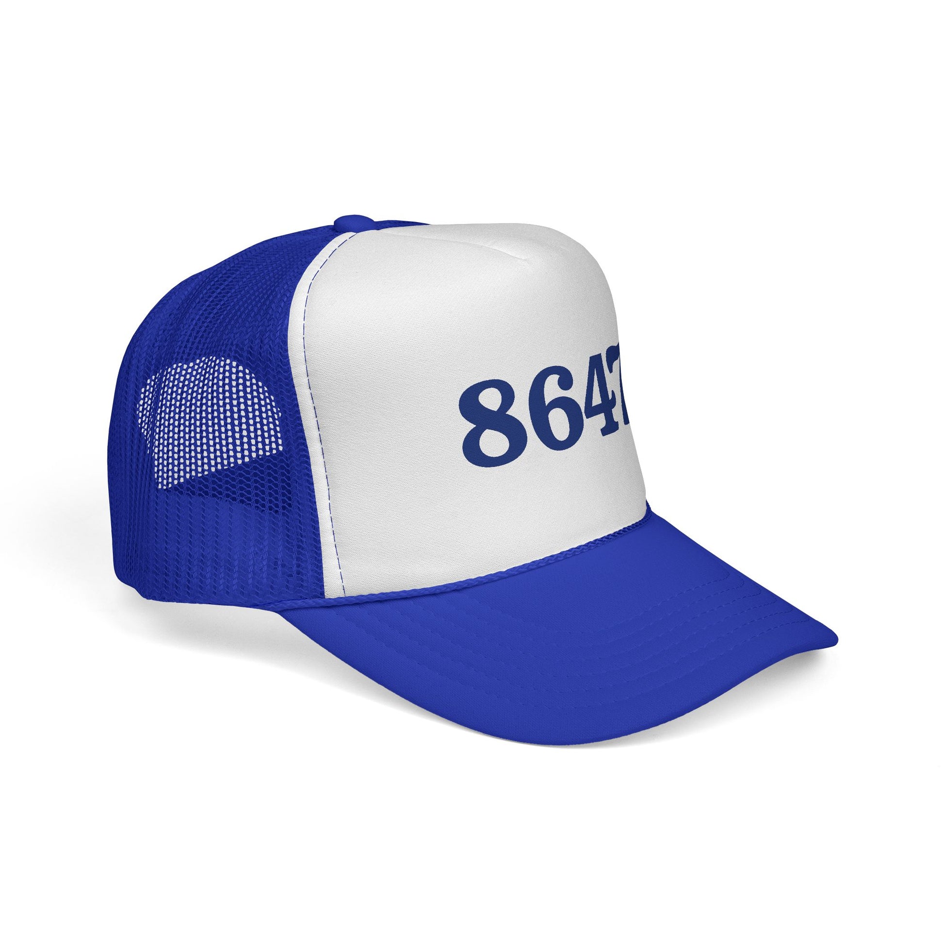 Blue 8647 Trucker Hat | Anti-Trump Hat
