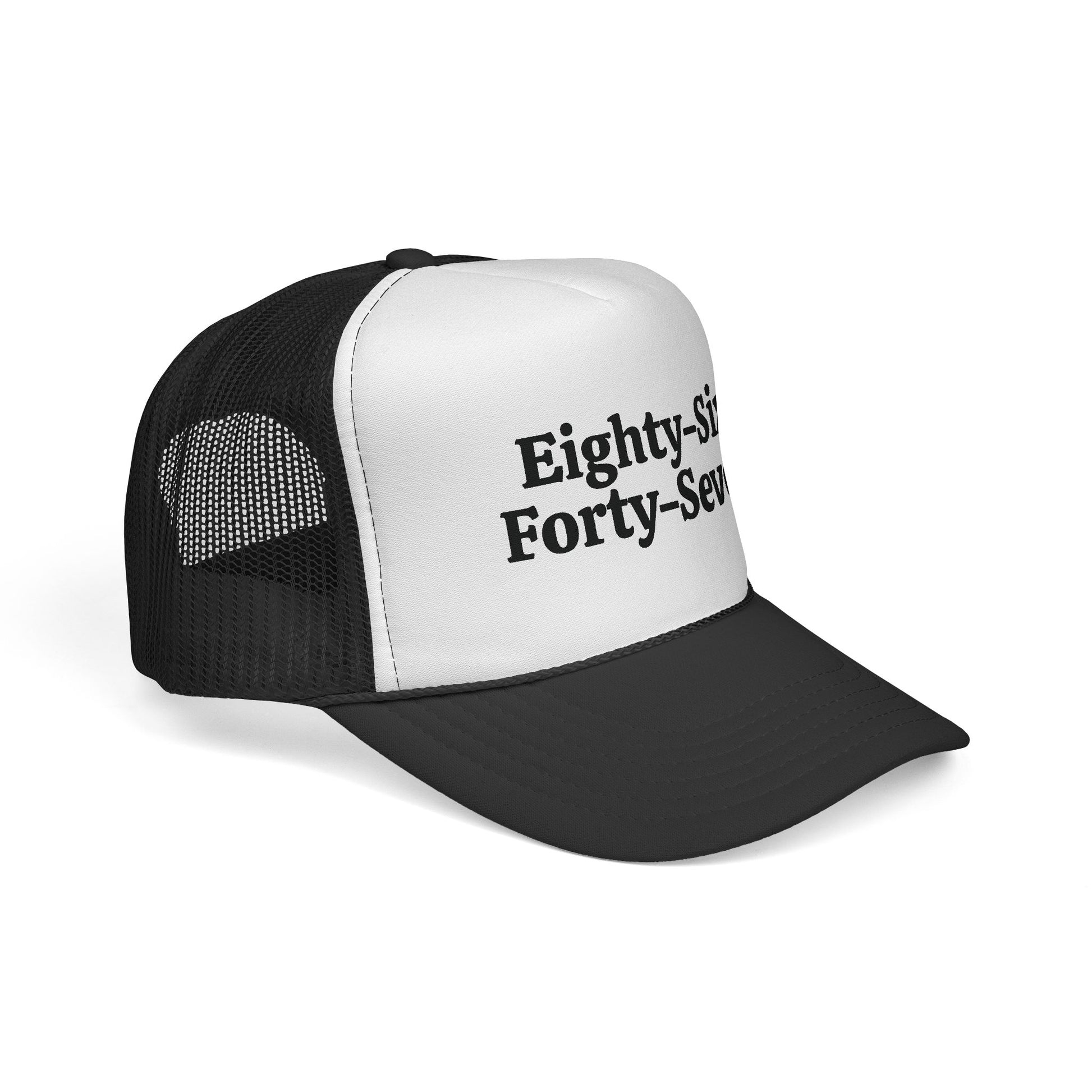 8647 Trucker Hat | Anti-Trump Foam Mesh Cap