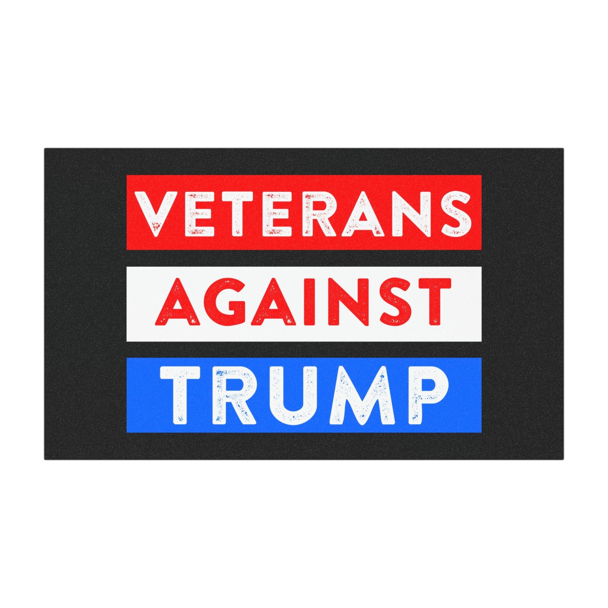 Veterans Against Trump Car Magnet