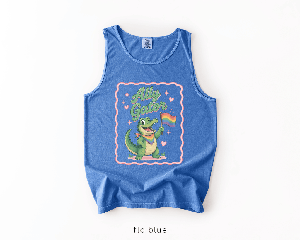 Ally Gator LGBTQ Tank Top | Pride Ally Graphic Tank