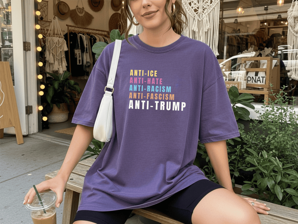 Anti-ICE Anti-Hate Anti-Racism Anti-Fascism Anti-Trump Shirt