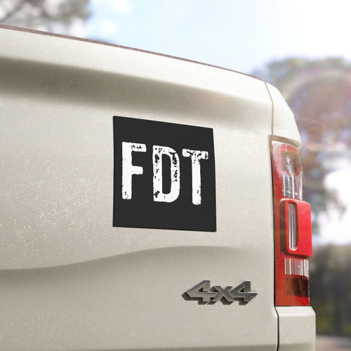FDT Car Magnet, Subtle Anti-Trump Bumper Sticker Magnet, Anti-MAGA Weatherproof Magnet
