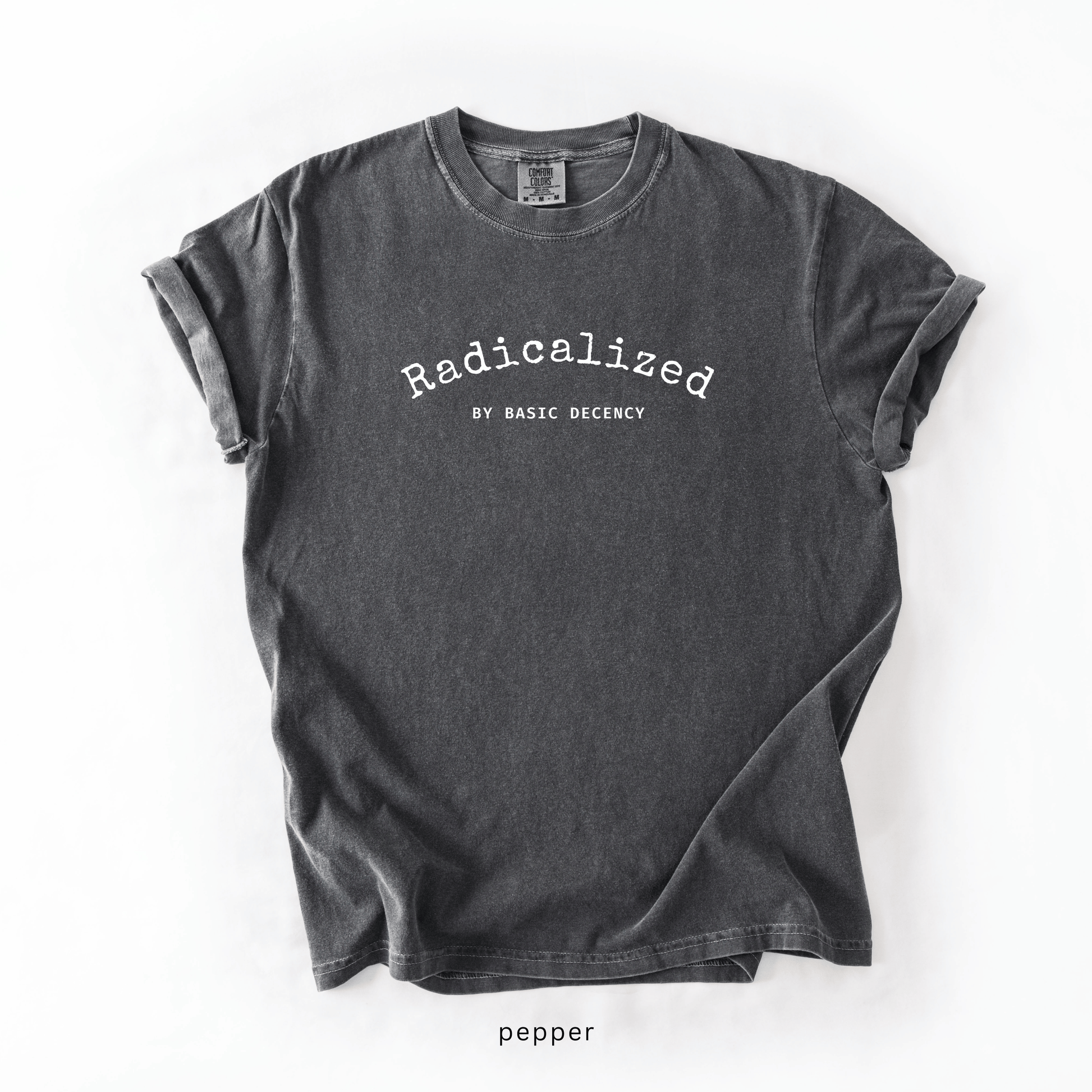 Radicalized by Basic Decency Shirt