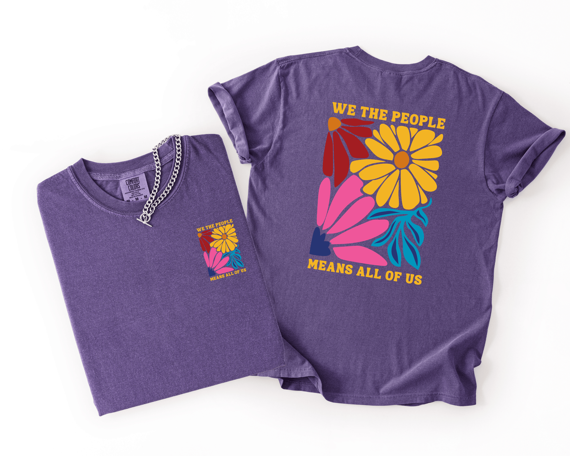 We the People Means All of Us Floral T-Shirt