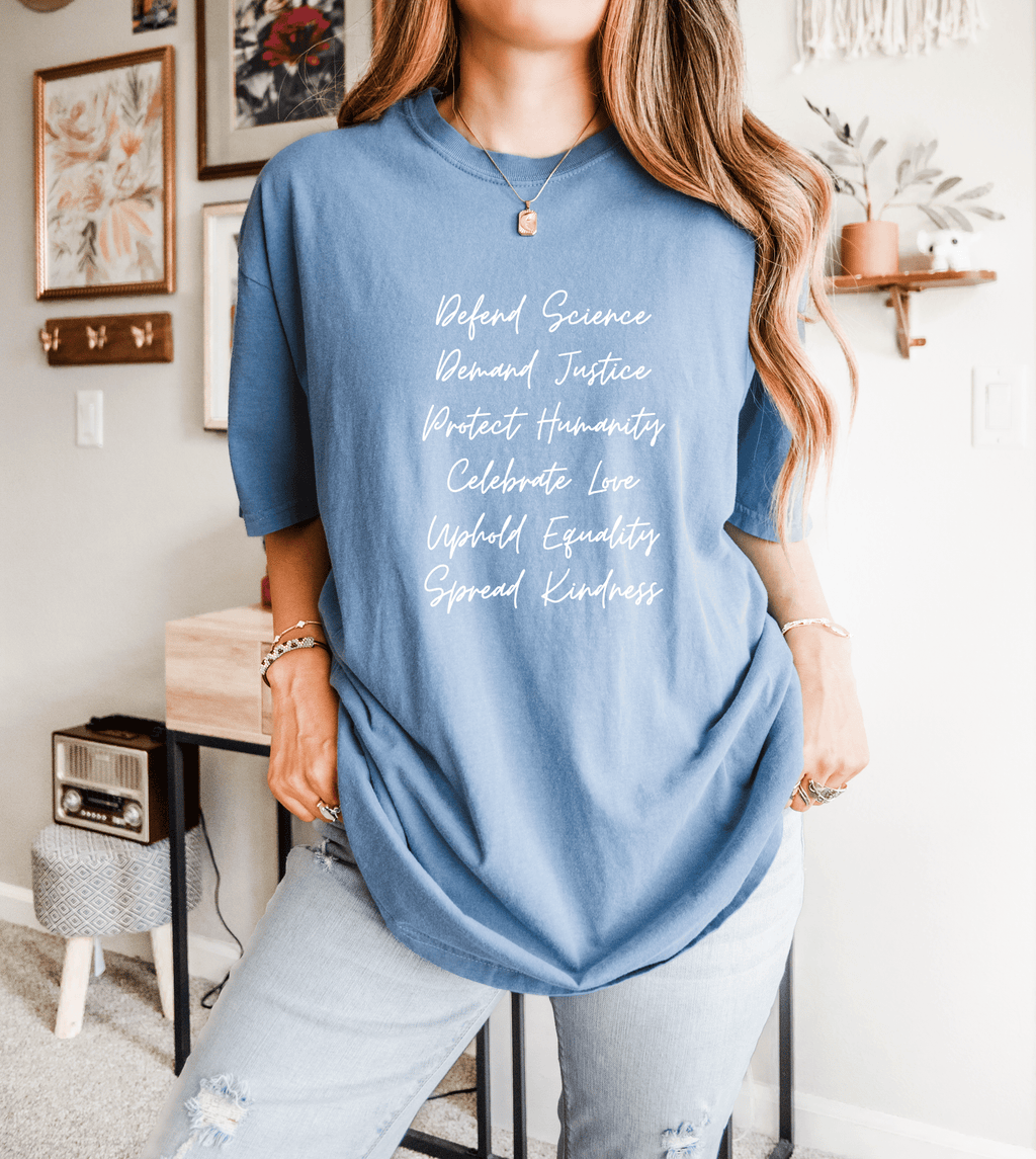 Progressive Activist Shirt | Equality & Kindness Graphic Tee