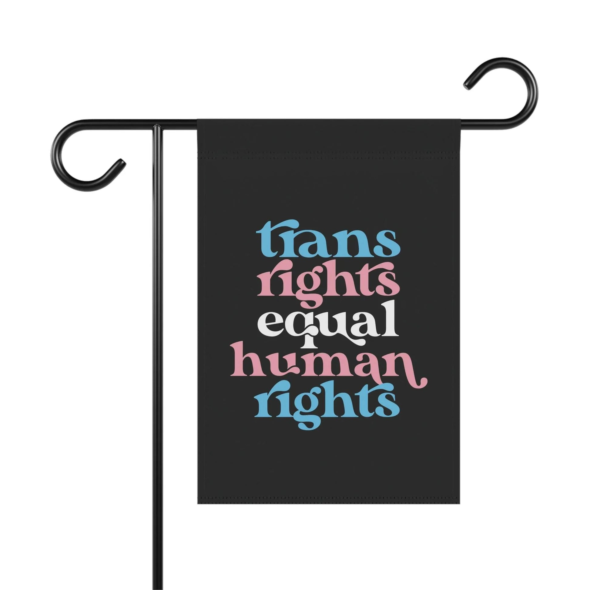 Trans Rights Equal Human Rights Flag, Trans Flag, LGBTQ Flag, Transgender Rights, Garden Flag, Trans House Banner
