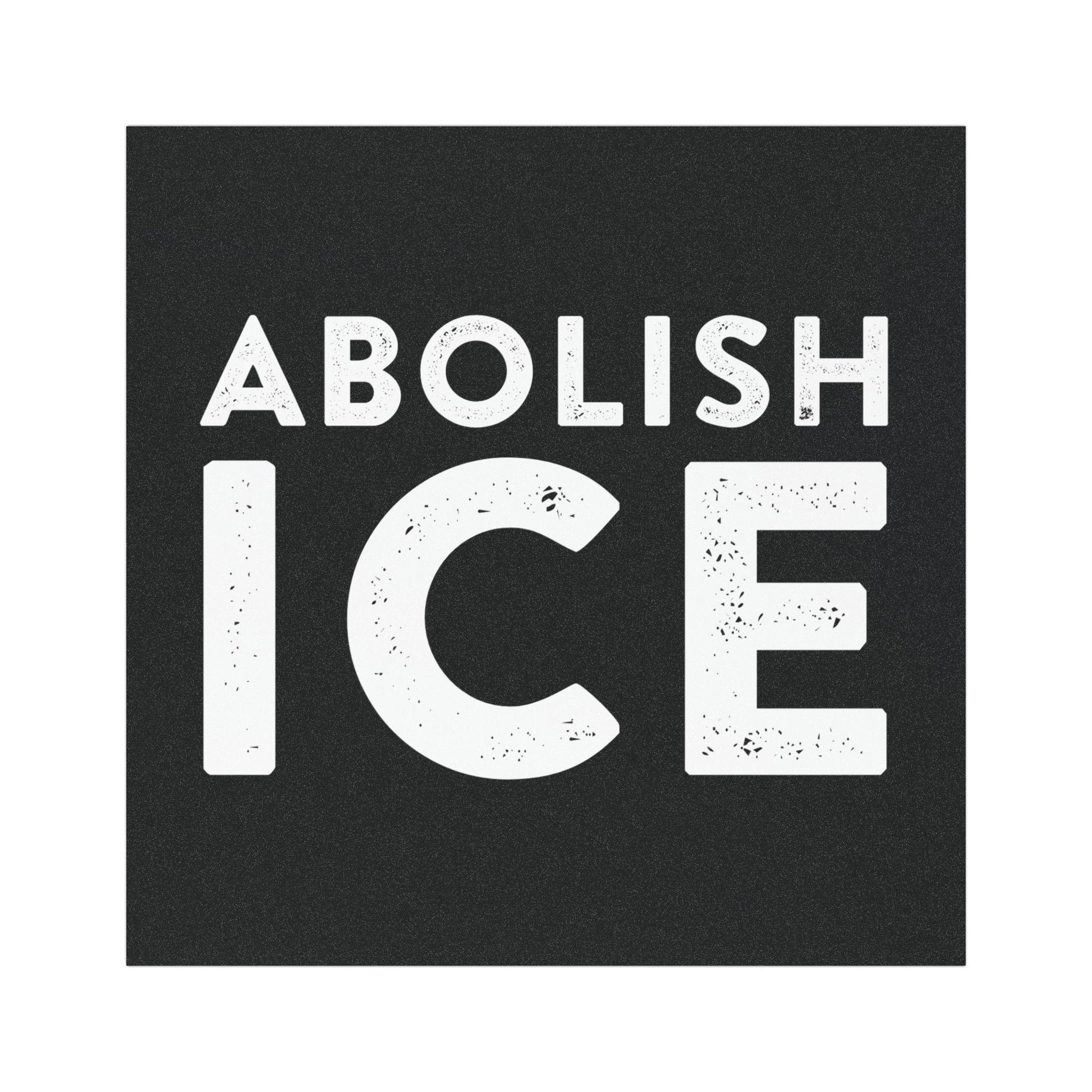 Abolish ICE Car Magnet, Anti-ICE Bumper Sticker Magnet, Anti-Trump Bumper Magnet, Pro-Immigration, Human Rights, Social Justice Magnet