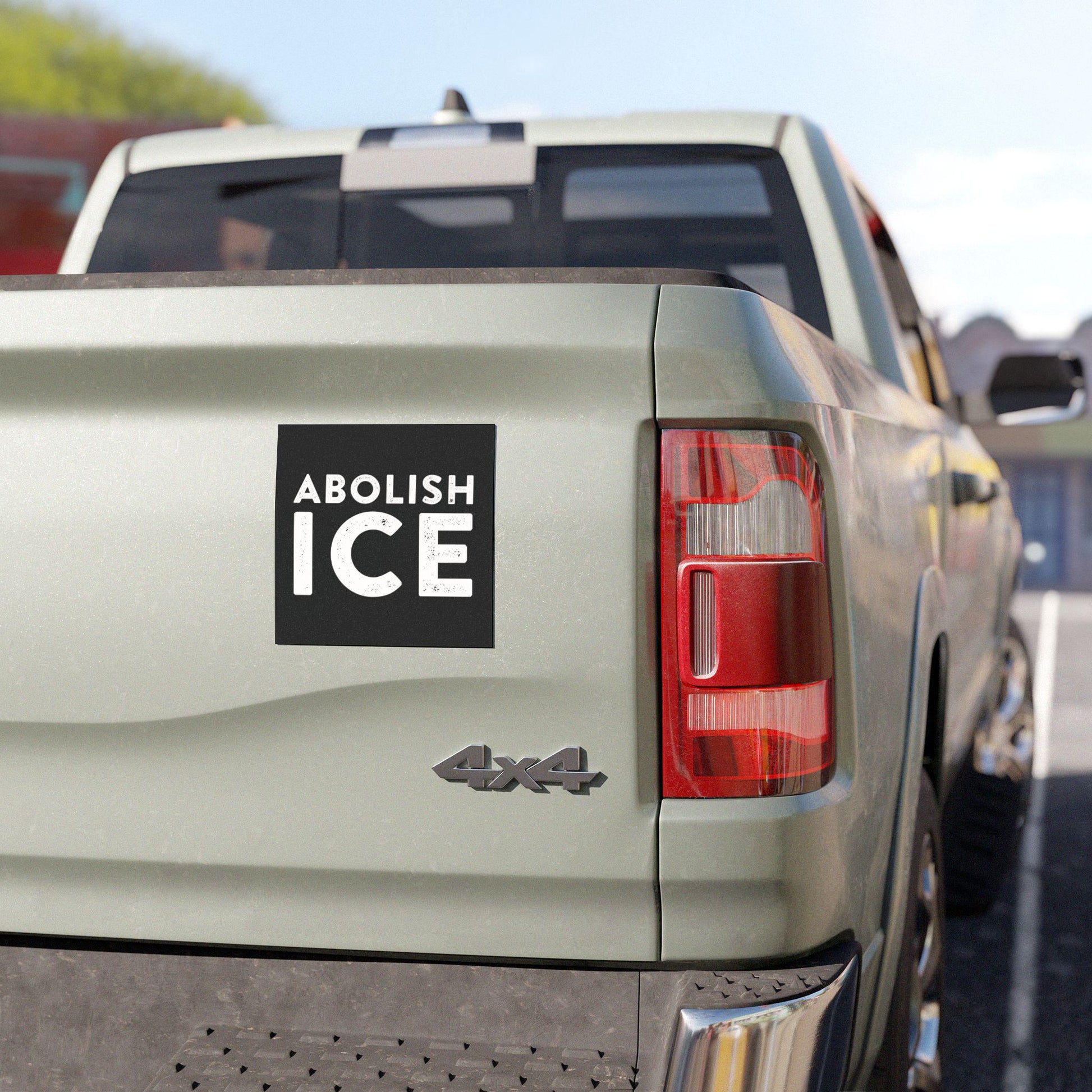 Abolish ICE Car Magnet, Anti-ICE Bumper Sticker Magnet, Anti-Trump Bumper Magnet, Pro-Immigration, Human Rights, Social Justice Magnet