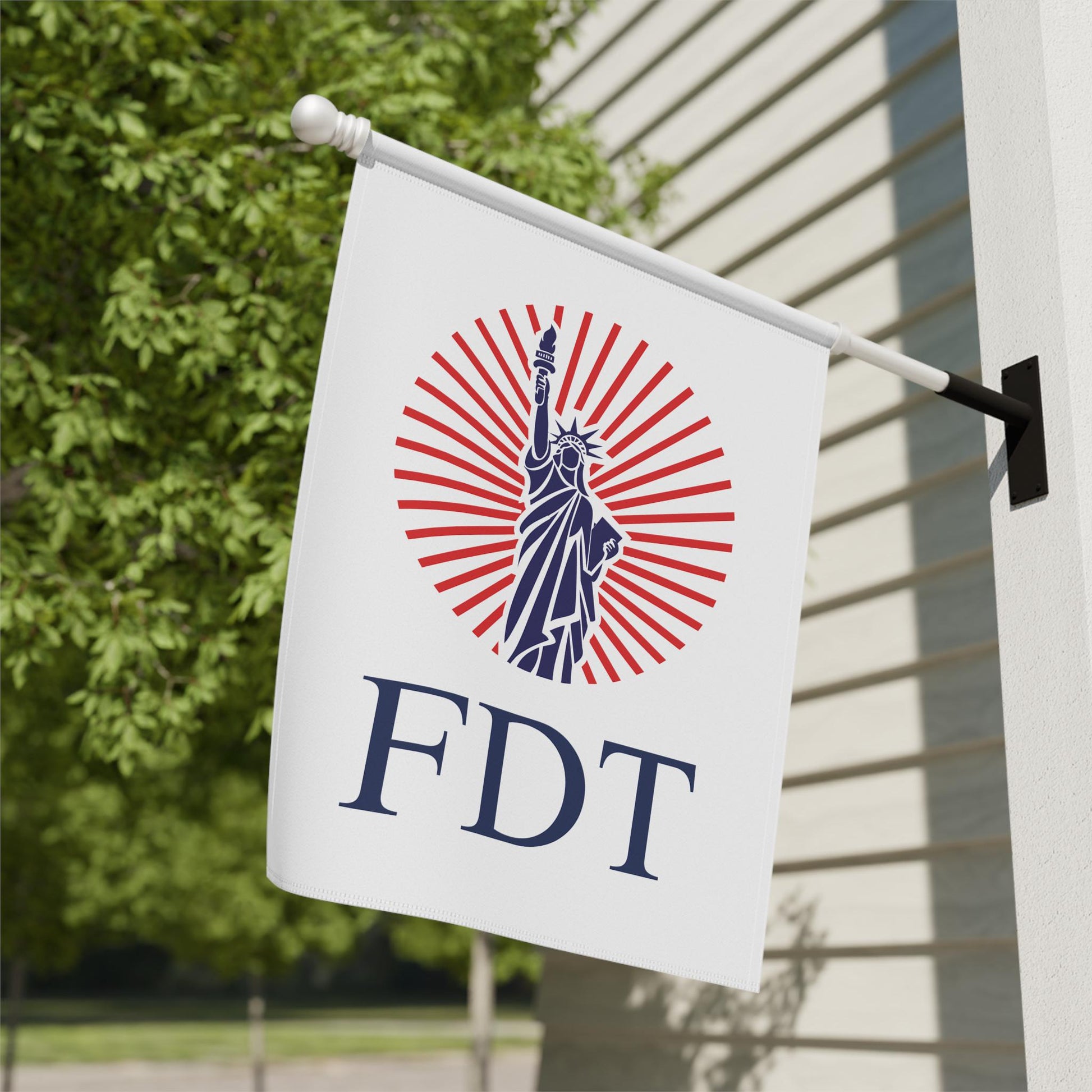 FDT Garden Flag, Anti Trump House Flag, Political Yard Decor, Resist Trump Outdoor Banner, Patriotic Protest Flag