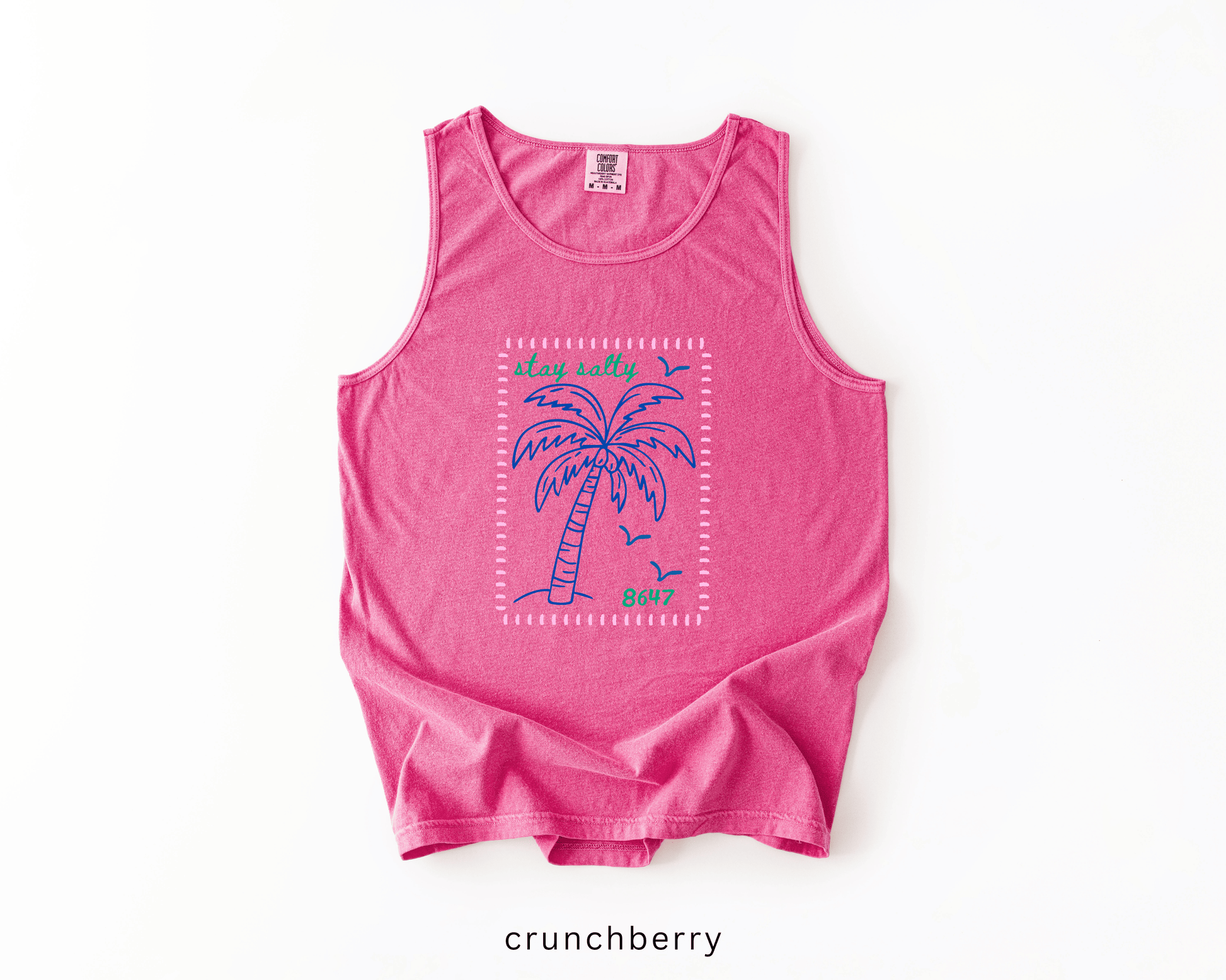 8647 Palm Tree Anti-Trump Tank Top